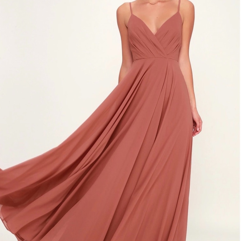 All About Love Rusty Rose Maxi Dress